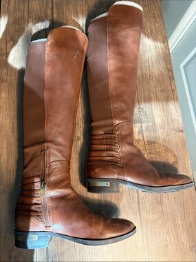 Vince Camuto Women's Over-the-Knee Leather Boots in Brown